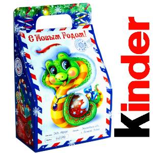 Детский подарок на Новый Год в жестяной упаковке весом 335 грамм по цене 1312 руб в Пензе